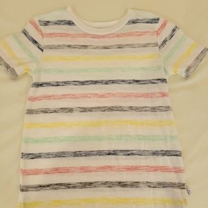 Multi-color striped shirt, Size 6
